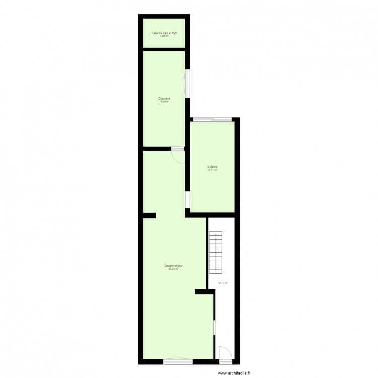 8 1234 RDC. Plan de 0 pièce et 0 m2