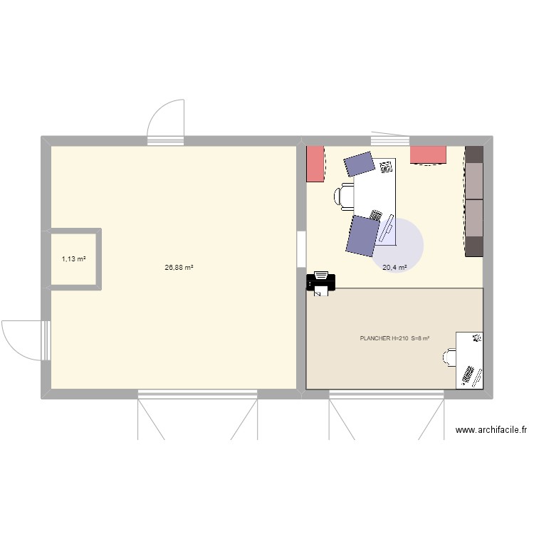 GARAGES 4. Plan de 0 pièce et 0 m2