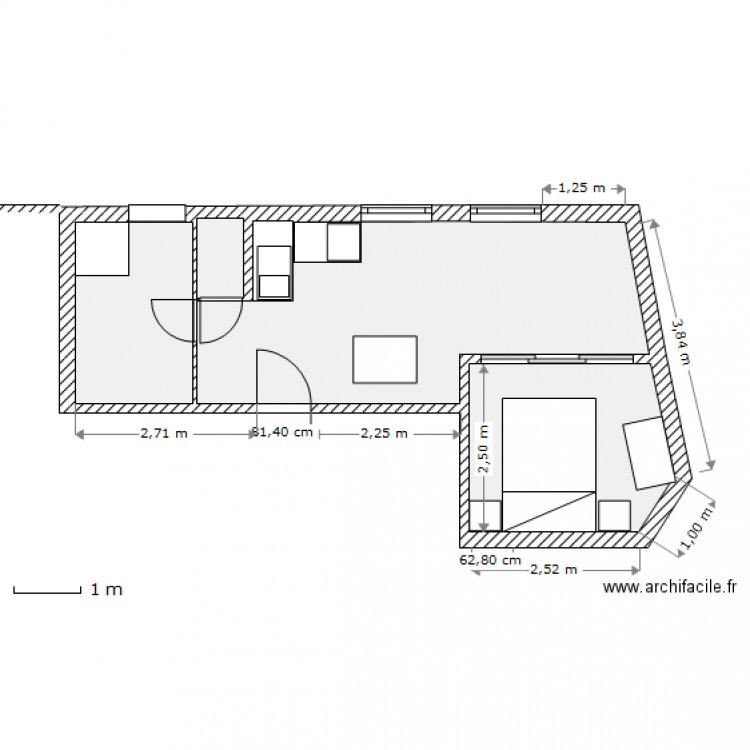 appart1etage. Plan de 0 pièce et 0 m2