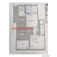 St MARTIN      Sous Sol  plan elec
