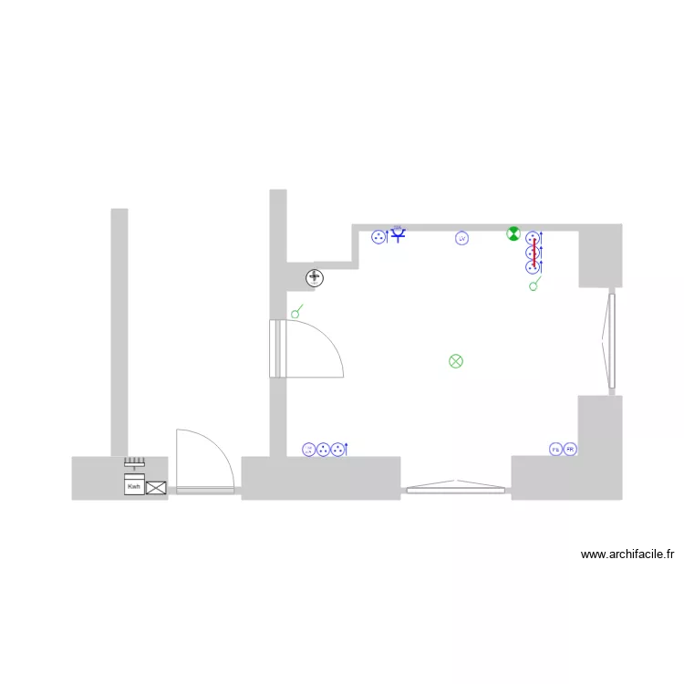 Binou cuisine. Plan de 