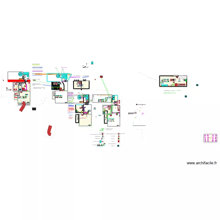 local production glace. Plan de local production glace. Plan de