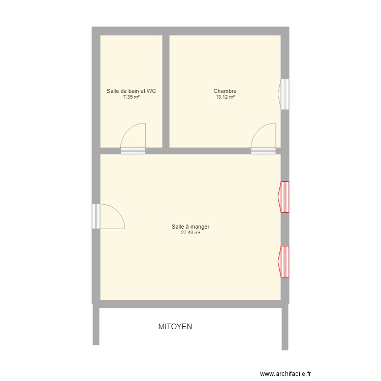 GIGNOUX. Plan de 0 pièce et 0 m2