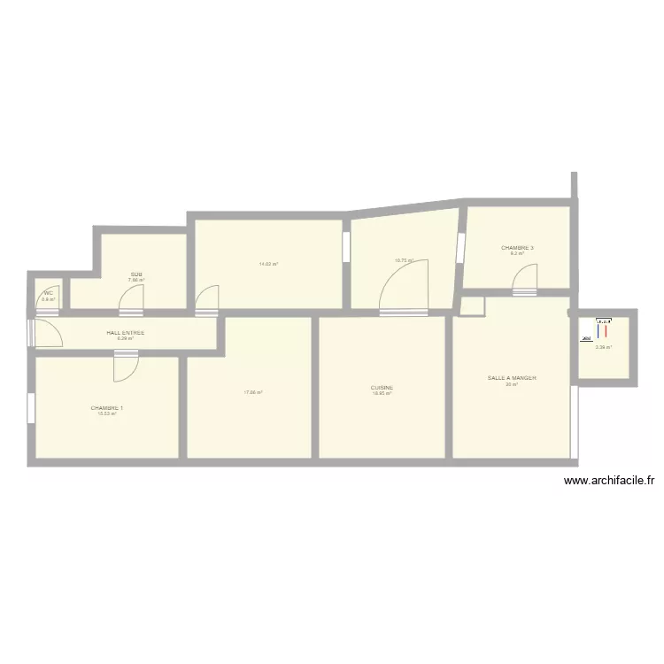 Plan lissens 3. Plan de 