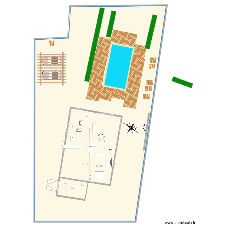 lecci flo nico. Plan de 0 pièce et 0 m2