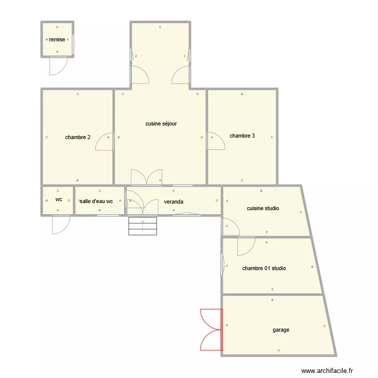 ANDRE v 1388. Plan de 