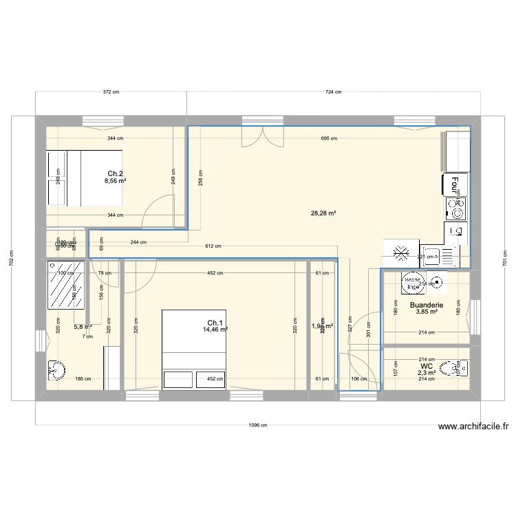 APART41V2. Plan de 0 pièce et 0 m2