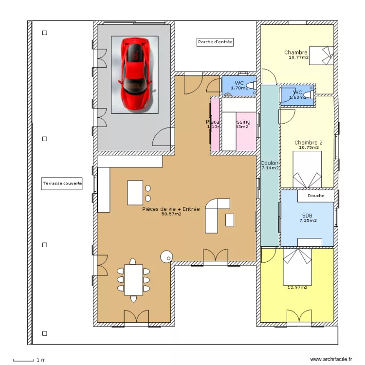 Maison Sab et Stef. Plan de Maison Sab et Stef. Plan de