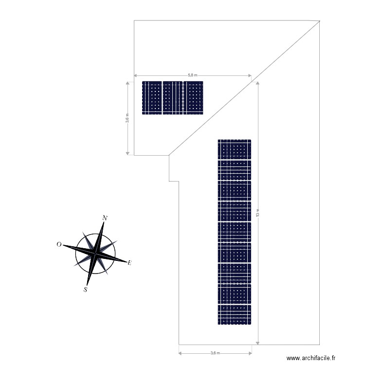 MAISON ABRIAL. Plan de 0 pièce et 0 m2