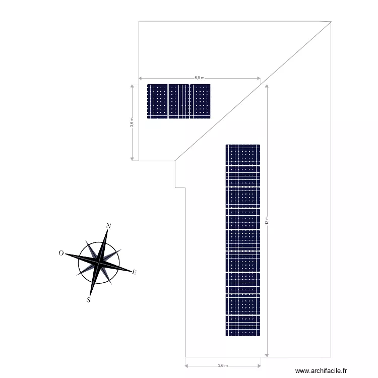 MAISON ABRIAL. Plan de 