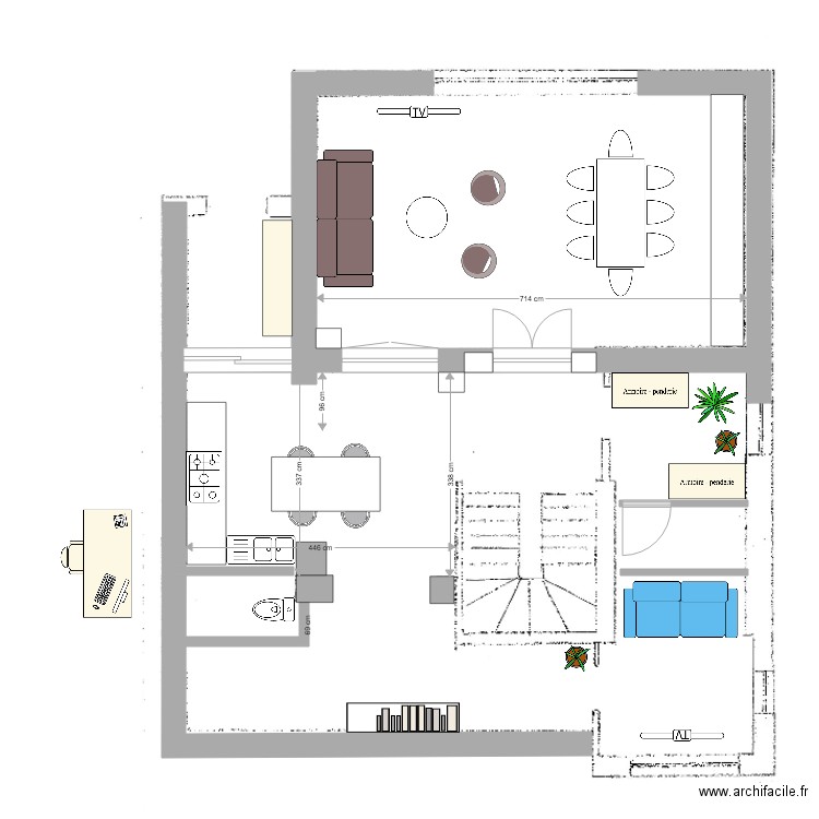 Cuisine move 6 vloose. Plan de 0 pièce et 0 m2