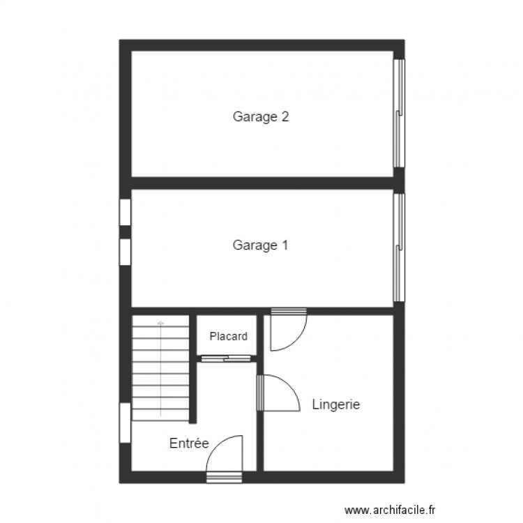 AUBAYLE RDC. Plan de 0 pièce et 0 m2