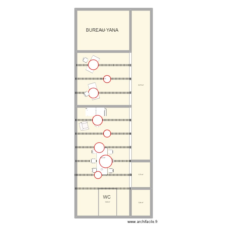 BUREAUX BAS ENTREPOT. Plan de 0 pièce et 0 m2