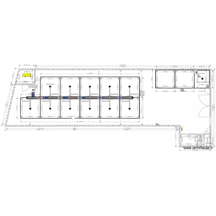 PLAN CREQUI IMPLANTATION EVACUATION EAU. Plan de 
