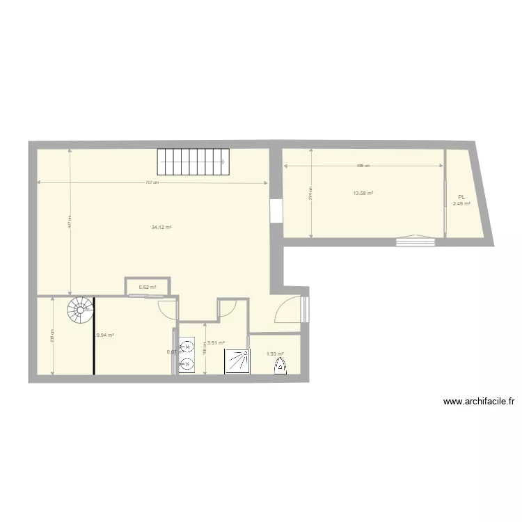 Croix rousse vide . Plan de 