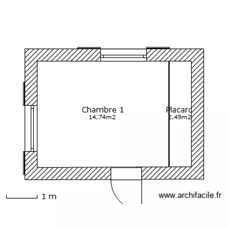 Chambre Parental. Plan de Chambre Parental. Plan de