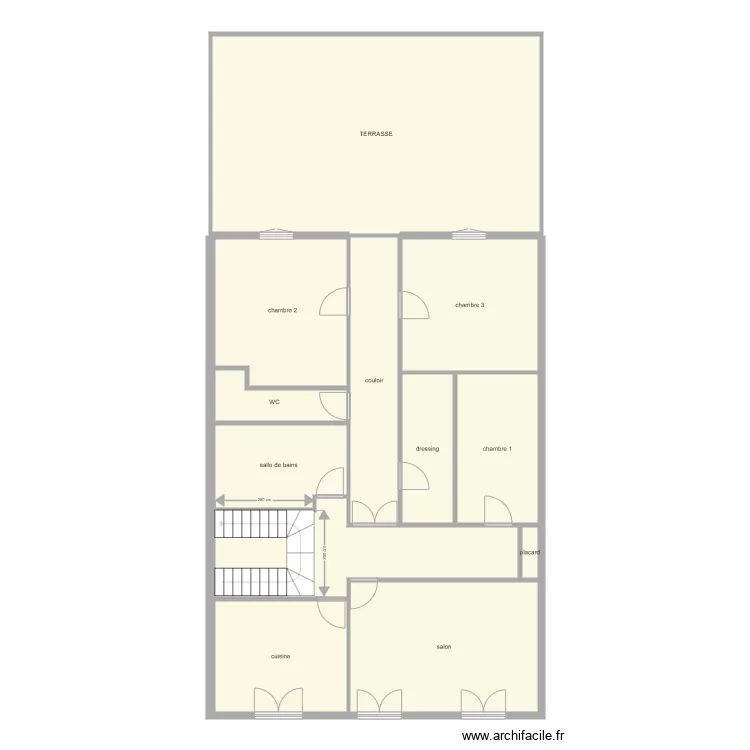 Vigneronne 1900. Plan de 