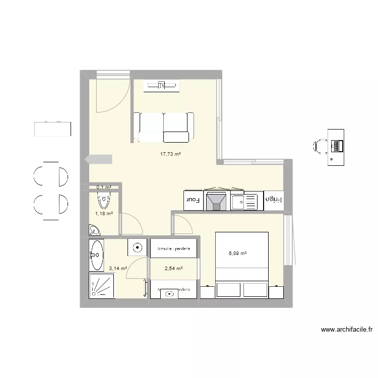Bons en chablais Brice 2. Plan de 