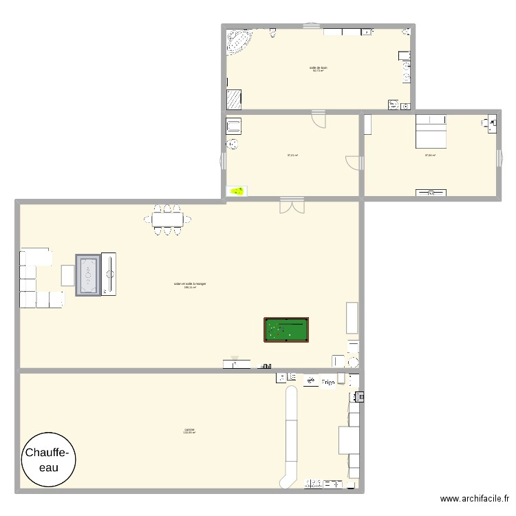 maison lucas. Plan de 5 pièces et 448 m2