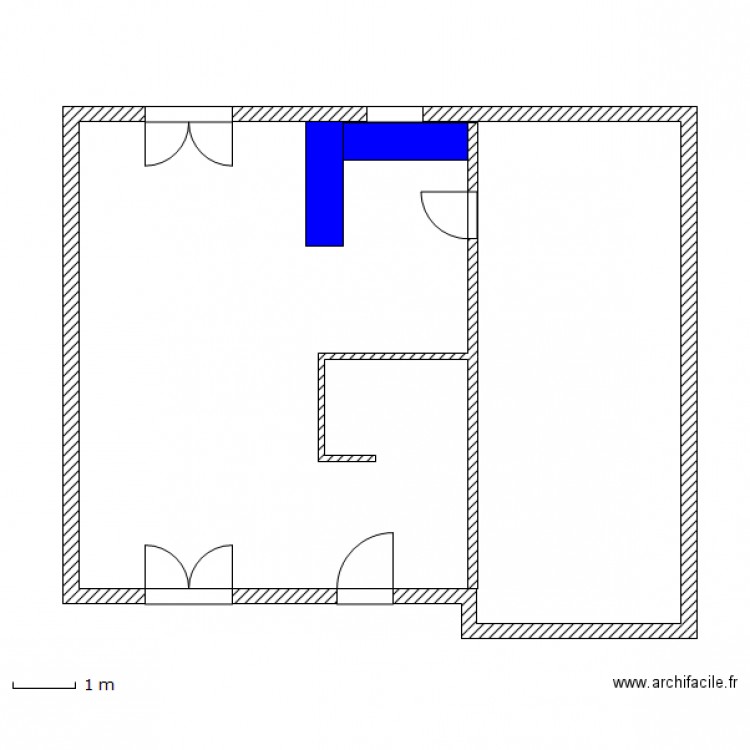 rdc  cornillieres. Plan de 0 pièce et 0 m2