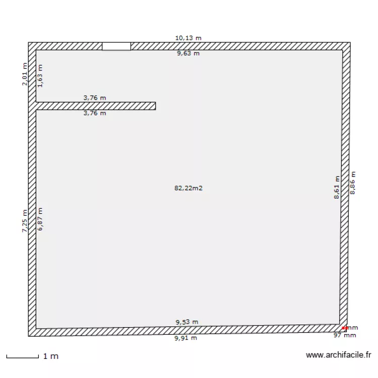 maison. Plan de 