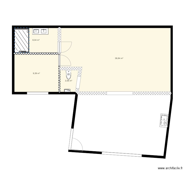 plan  GARAGE 2. Plan de 0 pièce et 0 m2