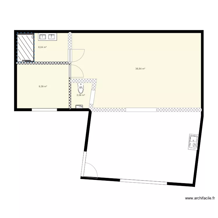 plan  GARAGE 2. Plan de 
