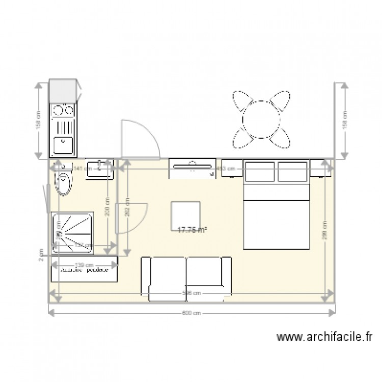 Bungalows CP. Plan de 0 pièce et 0 m2