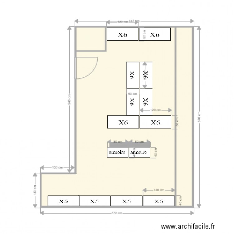 ARCHIVES 6 bis. Plan de 0 pièce et 0 m2