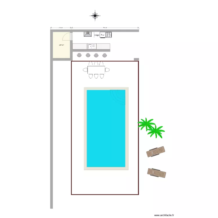 projet piscine. Plan de projet piscine. Plan de