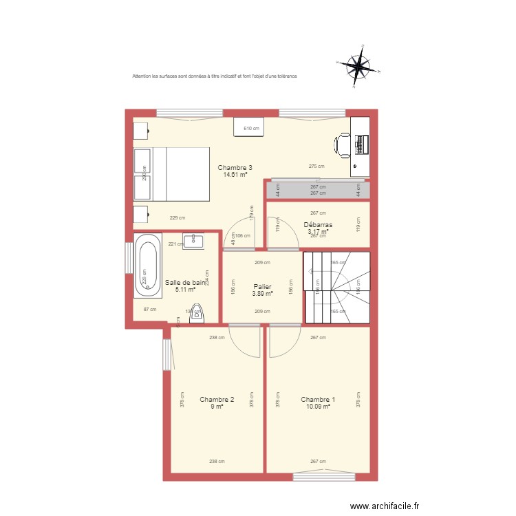 BI 1374 étage. Plan de 0 pièce et 0 m2