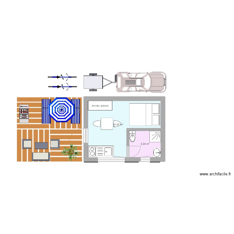act2 Donia. Plan de 0 pièce et 0 m2