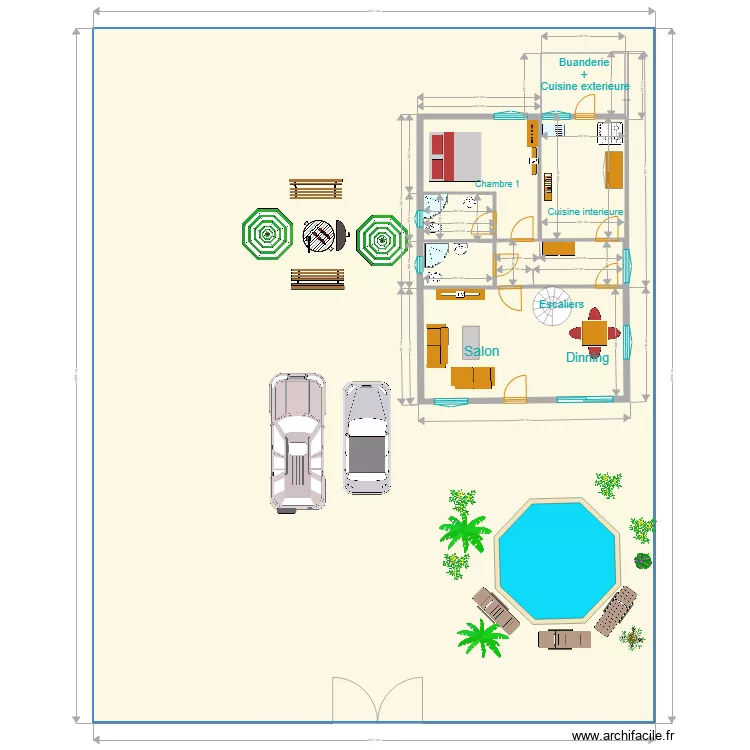 kayiranga dimensions rez de chaussee. Plan de kayiranga dimensions rez de chaussee. Plan de