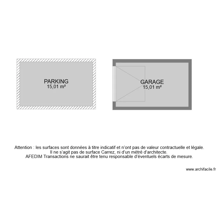 BI 7870 PARKING. Plan de 