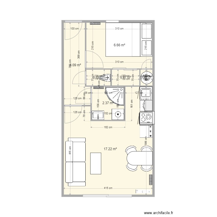 guidel nu. Plan de 0 pièce et 0 m2