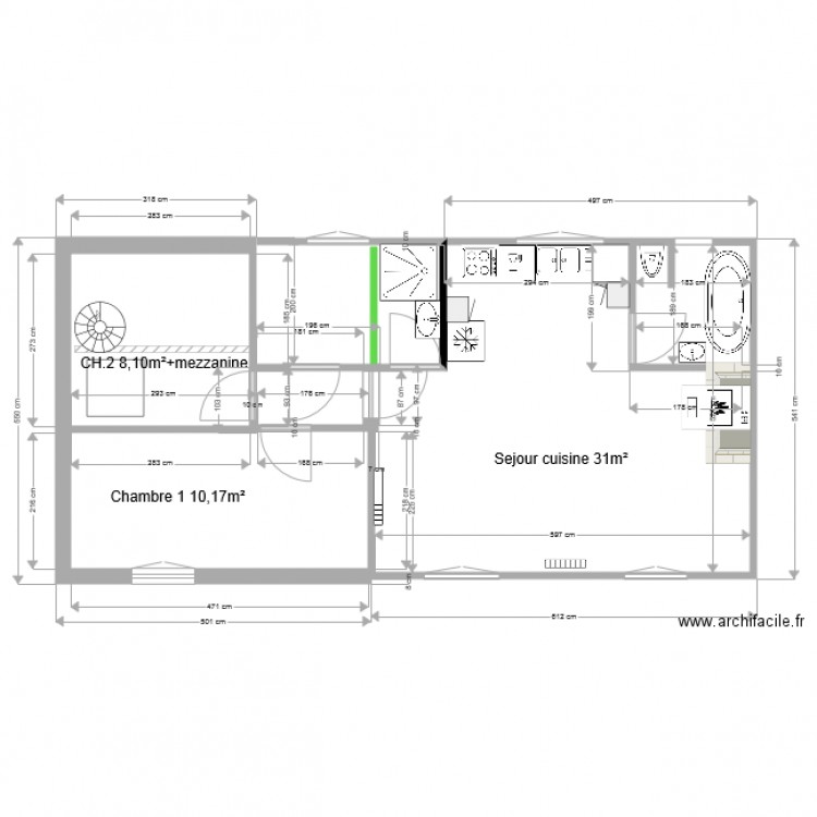 Barbine V1 sans cote. Plan de 0 pièce et 0 m2