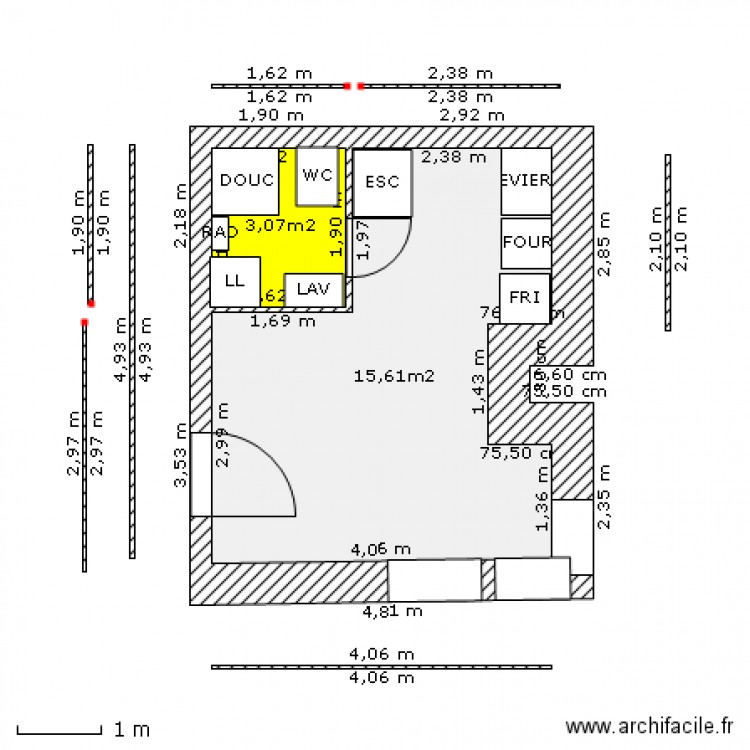 Plan. Plan de 0 pièce et 0 m2