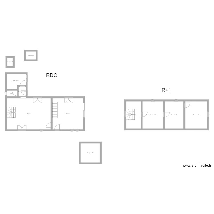 35601009. Plan de 12 pièces et 143 m2