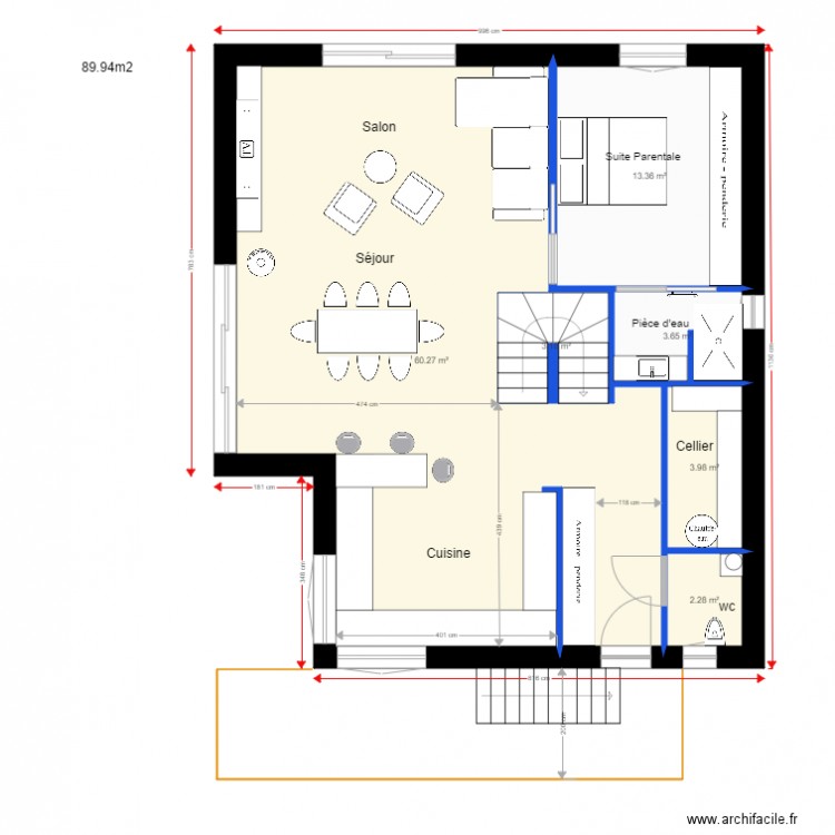 Choisy  modif 2. Plan de 0 pièce et 0 m2