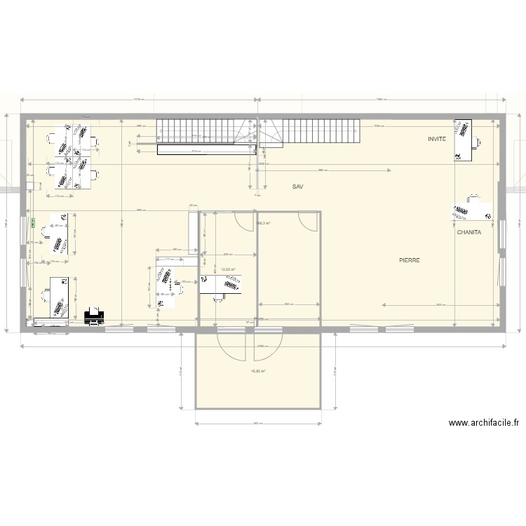 DEPOT VERSION FUTURE v4 carlos sans rangement. Plan de 9 pièces et 1069 m2