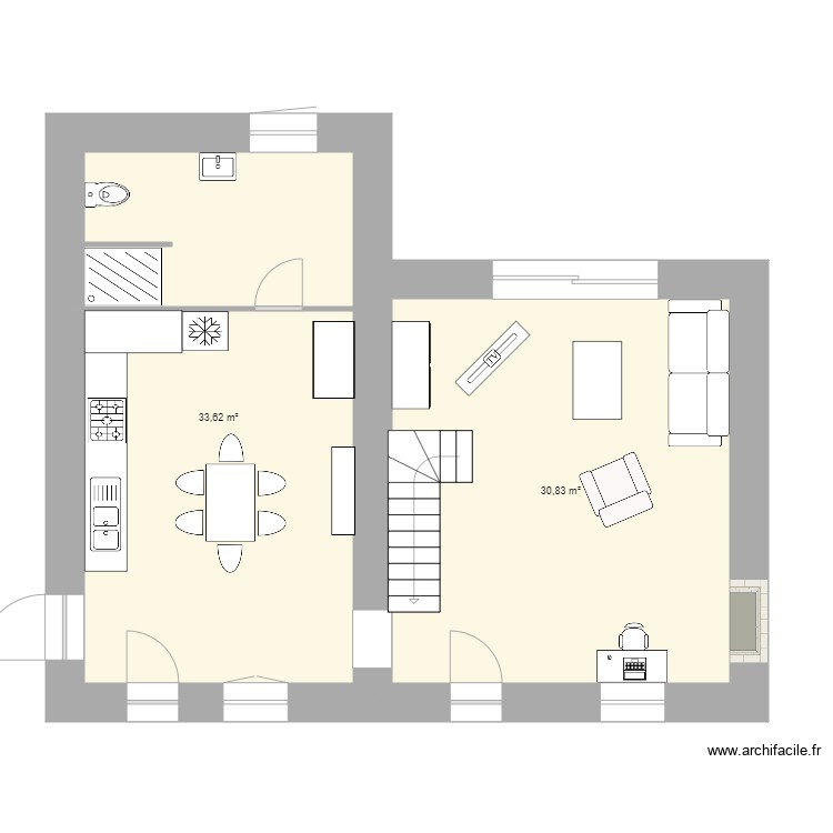 la papinière projet 1. Plan de 0 pièce et 0 m2