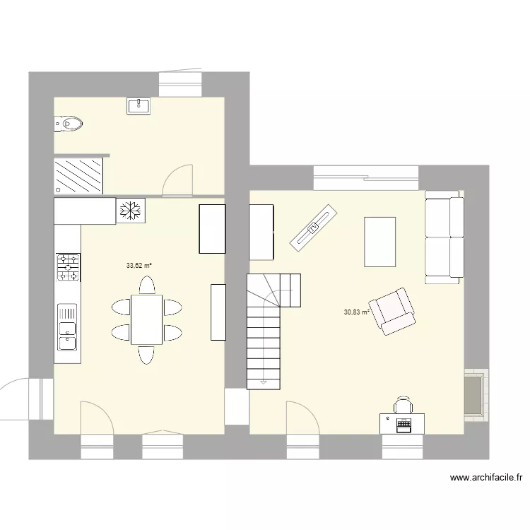 la papini&egrave;re projet 1. Plan de 