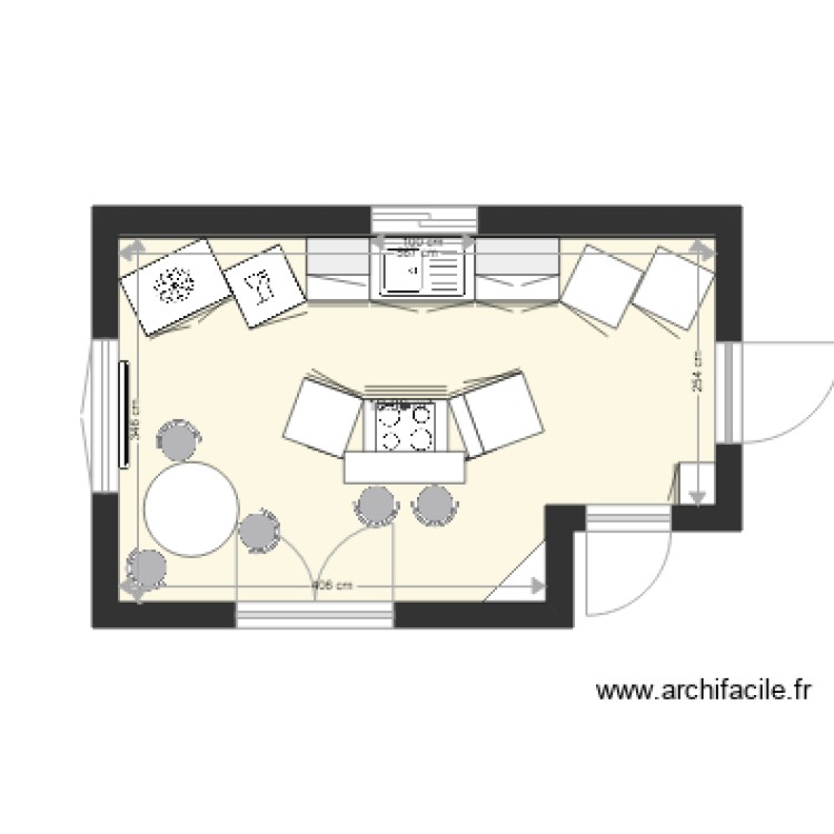 cuisine BA concept 5 bis. Plan de 0 pièce et 0 m2