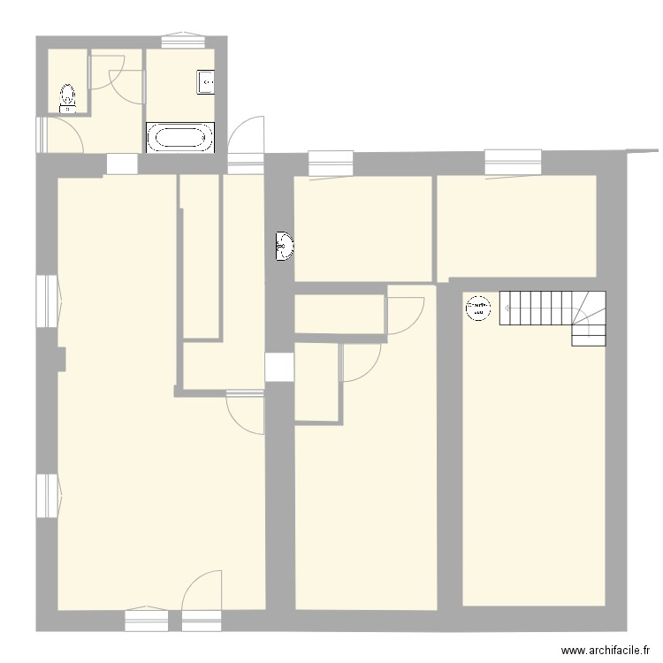 Batelot RDC. Plan de 0 pièce et 0 m2