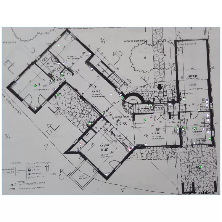 plan origine. Plan de 