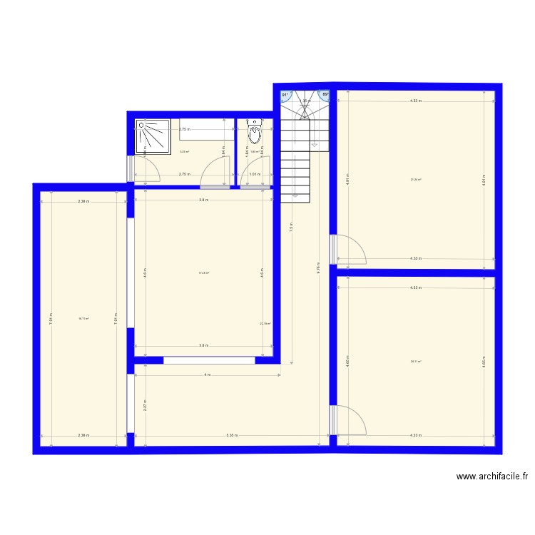 Appart Christine. Plan de 0 pièce et 0 m2