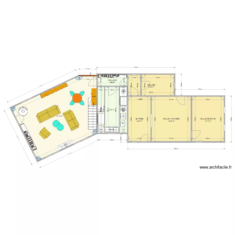 PLAN SELON PC3. Plan de 