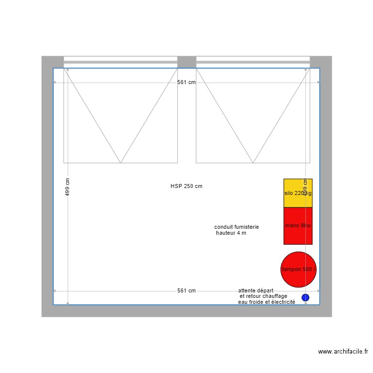 canu. Plan de 0 pièce et 0 m2