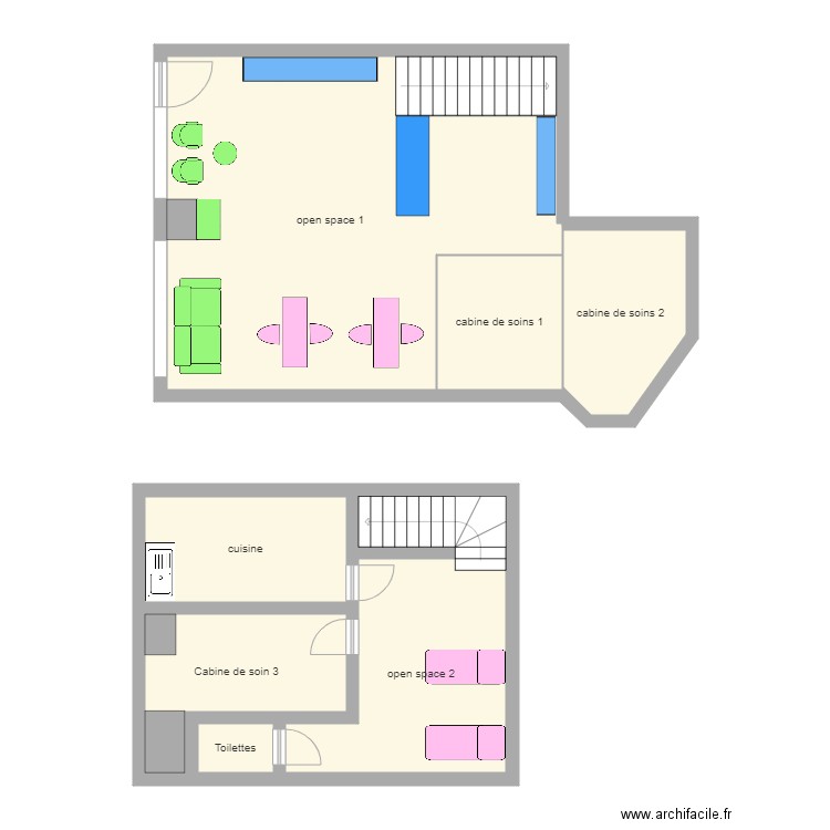 Institut 1. Plan de 0 pièce et 0 m2