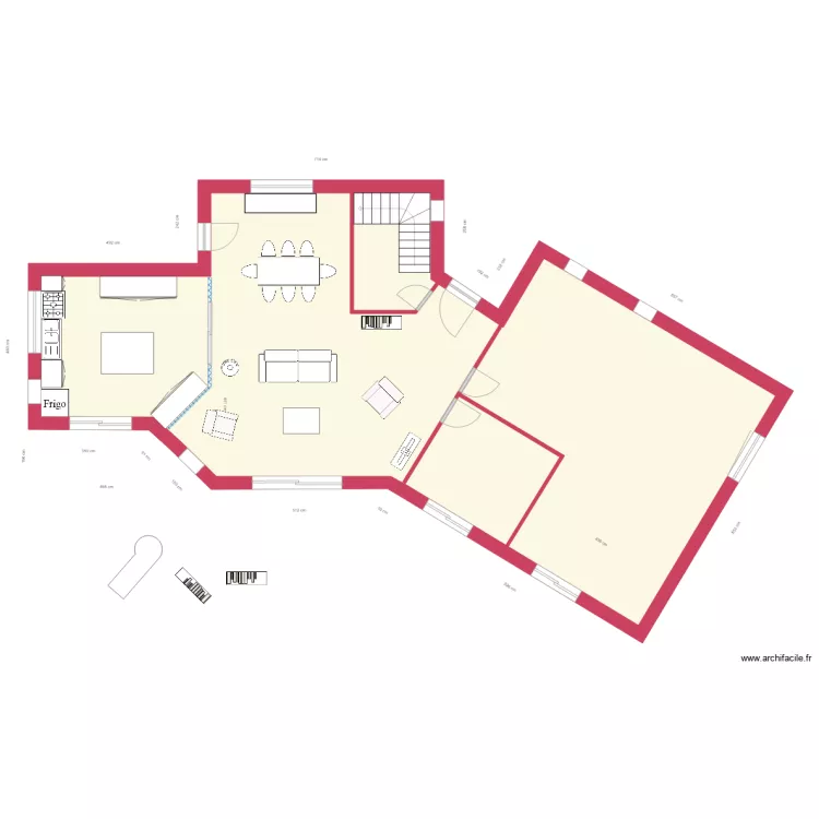 Villa r&eacute;alisation projet 5. Plan de 